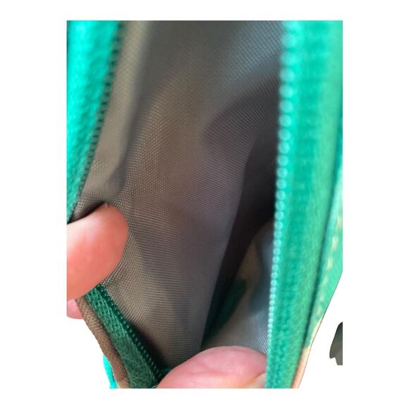 KAVU Polka Dot Green Pink Sling Crossbody Purse Bag - Picture 6 of 7